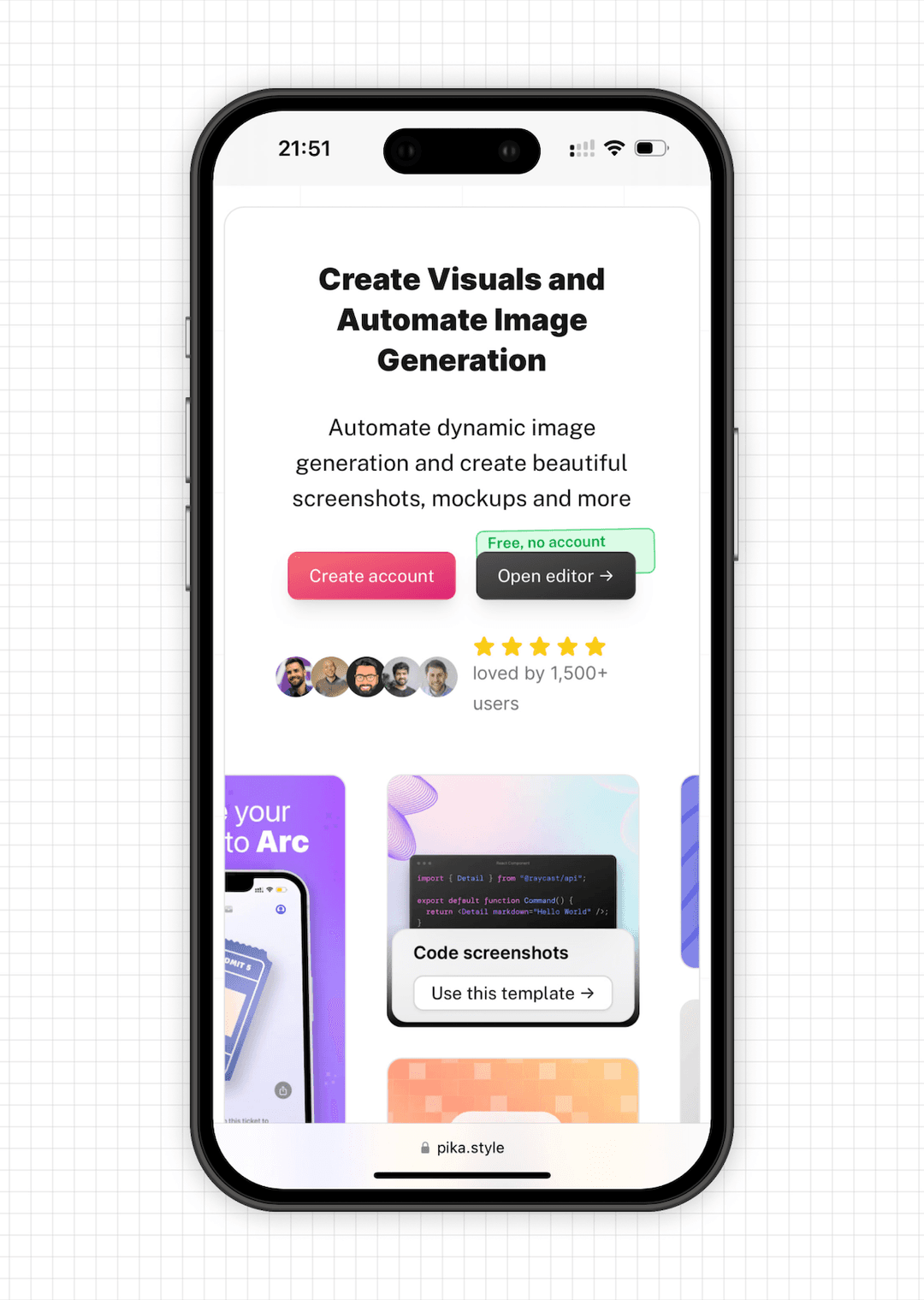 iPhone Mockup API