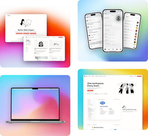 Mockups and Images created using Pika