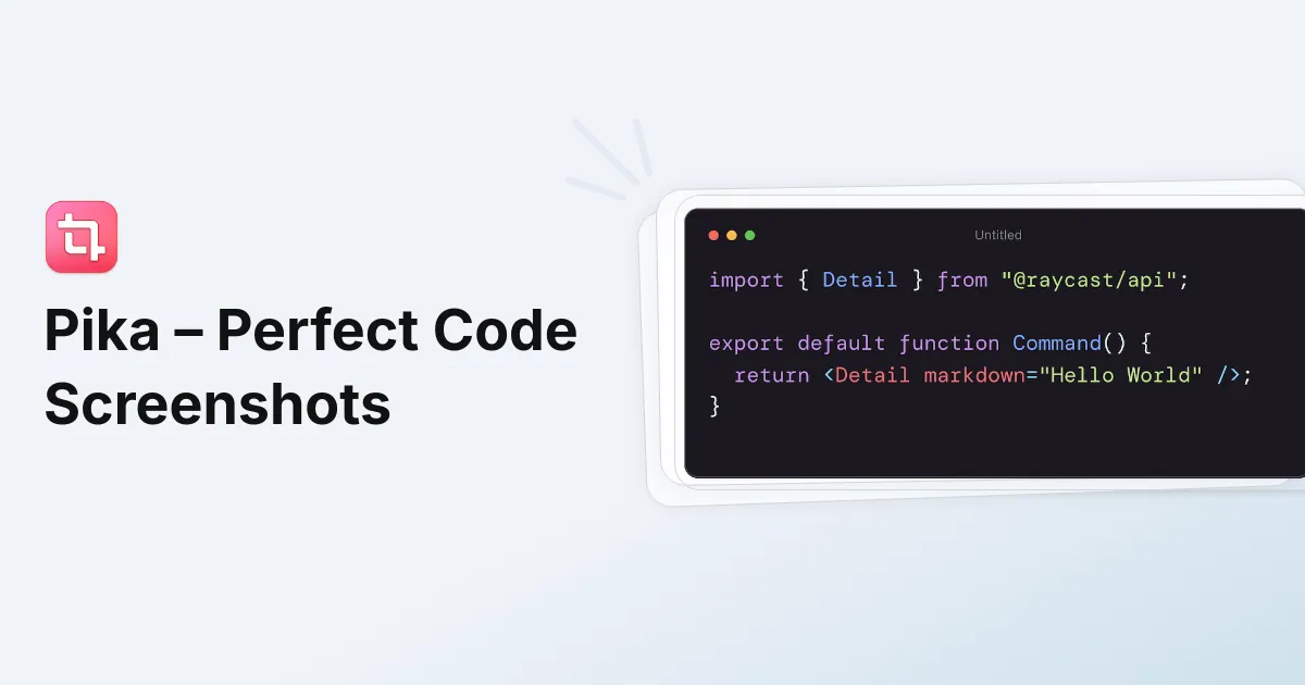 Pika Code Screenshots